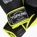 Mănuși de box Top King Reborn Boxing Semi Leather black/yellow 4