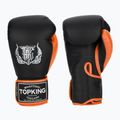 Mănuși de box Top King Reborn Boxing Semi Leather black/orange