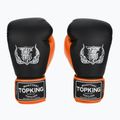 Mănuși de box Top King Reborn Boxing Semi Leather black/orange