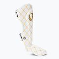 Apărători de tibie Top King Chain Semi Leather white/gold 2