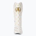 Apărători de tibie Top King Chain Semi Leather white/gold 3