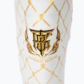 Apărători de tibie Top King Chain Semi Leather white/gold 5