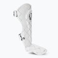 Apărători de tibie Top King Chain Semi Leather white/silver 2