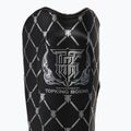 Apărători de tibie Top King Chain Semi Leather black/silver 3