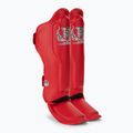 Apărători de tibie Top King Pro Semi Leather red