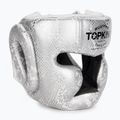 Cască de box Top King Super Star white/silver