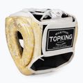 Cască de box Top King Super Star white/gold 3