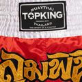 Pantaloni scurți de antrenament Top King Thai Boxing red/white 3