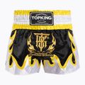 Pantaloni scurți de antrenament Top King Thai Boxing black/gold/white