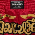 Pantaloni scurți de antrenament Top King Retro Muaythai maroon/gold 3
