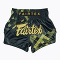 Pantaloni scurți de antrenament Fairtex Muay Thai S1931 Heart of Gold black/gold