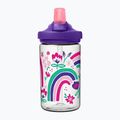 Sticlă turistică pentru copii CamelBak Eddy+ 400 ml rainbow floral 2