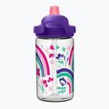 Sticlă turistică pentru copii CamelBak Eddy+ 400 ml rainbow floral 4