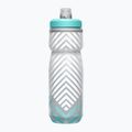 Bidon de bicicletă CamelBak Podium Chill 620 ml grey/ teal stripe 2