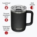 Cană termică CamelBak Thrive Mug Insulated SST 470 ml black 6