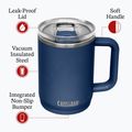 Cană termică CamelBak Thrive Mug Insulated SST 470 ml navy 5