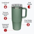 Cană termică CamelBak Thrive Mug Insulated SST 950 ml moss 6