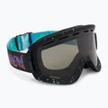 Ochelari de schi DRAGON D1 OTG rattle can/lumalens dark smoke/lumalens flash blue 2