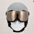 Cască de schi Alpina Arber Visor Q Lite gri mat 7