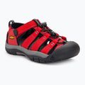 Sandale de trekking pentru copii KEEN Newport H2 ribbon red/gargoyle