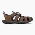 Sandale pentru bărbați KEEN Clearwater Cnx Leather dark earth/black 2