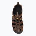 Sandale pentru bărbați KEEN Clearwater Cnx Leather dark earth/black 5