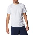 Tricou de trekking pentru bărbați Columbia Zero Rules alb 1533313100