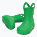 Cizme pentru copii Crocs Handle It Rain Boot Kids grass green 13