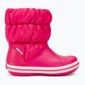 Ghete pentru copii Crocs Winter Puff Kids candy pink 2