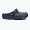 Papuci Crocs Classic Lined Clog navy/charcoal 3