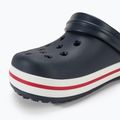 Papuci pentru copii Crocs Crocband Clog Kids navy/red 8