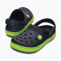 Papuci pentru copii Crocs Crocband Clog Kids navy/volt green 3