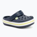 Papuci pentru copii Crocs Crocband Clog Kids navy/citrus 2