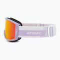 Ochelari de schi pentru copii Atomic Count JR Cylindrical lavender/roșu pentru copii 4