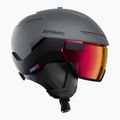 Cască de schi Atomic Savor GT Amid Visor Photo slate/red photo
