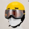 Cască de schi pentru copii Salomon Orka Visor galben vibrant 12