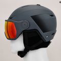 Cască de schi Salomon Pioneer LT Visor S2 ebony/red 11