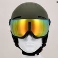 Cască de schi Alpina Arber Visor Q Lite olive mat 7