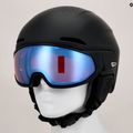 Cască de schi Alpina Oro QV Mips negru mat/albastru de gheață 10