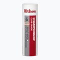 Fluturași de badminton Wilson Championship 6buc white 2