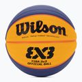Minge de baschet Wilson Fiba 3x3 Game blue/yellow mărime 6
