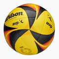 Minge de volei de plajă Wilson OPTX AVP VB OFFICIAL GB yellow mărimea 5 6