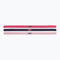 Bentiță Nike Elastic Headbands 2.0 3 szt. spark/gridiron/pink glaze