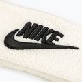 Bandă de cap Nike Classic Wide Terry alb N1008665-101 3