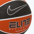 Minge de baschet Nike Elite All Court 8P 2.0 Deflated amber/white/metallic silver/black mărimea 7 3