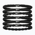 Elastice de păr Nike Flex Hair Tie 6 buc. black/black/white