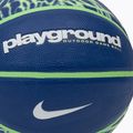 Minge de baschet Nike Everyday Playground 8P Graphic Deflated deep royal blue/vapor green/white mărimea 4 3