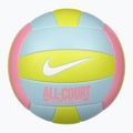 Minge de volei Nike All Court Volleyball coral chalk/ocean bliss/bright cactus/white mărimea 5 4
