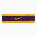 Bentiță Nike Swoosh Headband university gold/court purple/university gold
