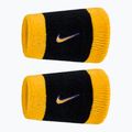 Benzi de încheietură Nike Swoosh Classic Doublewide Wristbands 2 buc black/court purple university gold